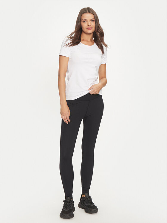 4F 4F Marškinėliai 4FWMM00TTSHF1846 Balta Slim Fit