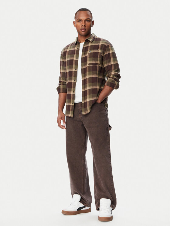 Quiksilver Quiksilver Риза Motherfly Plaid EQYWT04712 Зелен Regular Fit