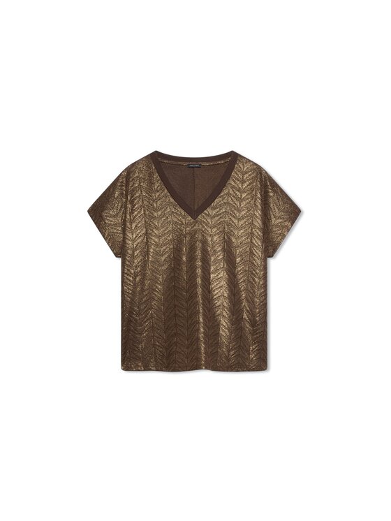 Fiorella Rubino Fiorella Rubino T-shirt G06IL009839N0Z2 Marrone Regular Fit