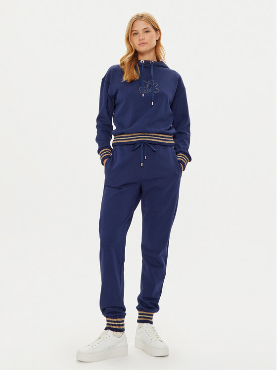 Luisa Spagnoli Luisa Spagnoli Felpa Lievi 541457 Blu scuro Regular Fit