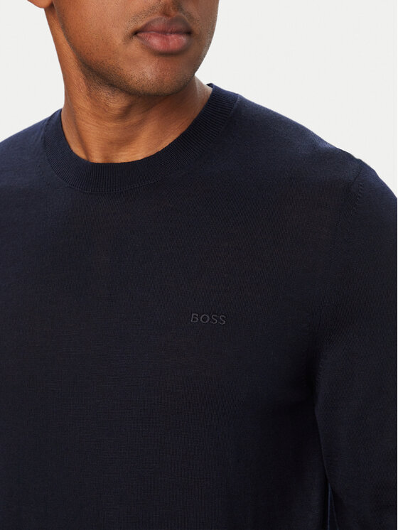 BOSS BOSS Pullover Leno 50571914 Dunkelblau Regular Fit