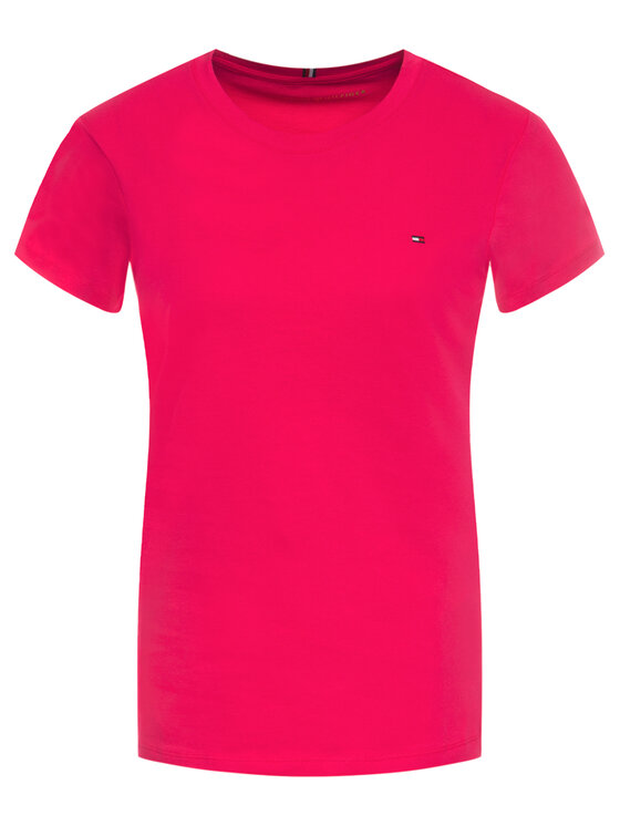 Tommy Hilfiger Tommy Hilfiger T-Shirt New WW0WW27735 Różowy Regular Fit