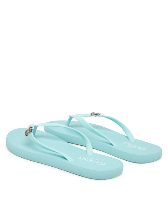 Guess Guess Čības uz pirksta E6GZ14 BB00F Tirkīzs