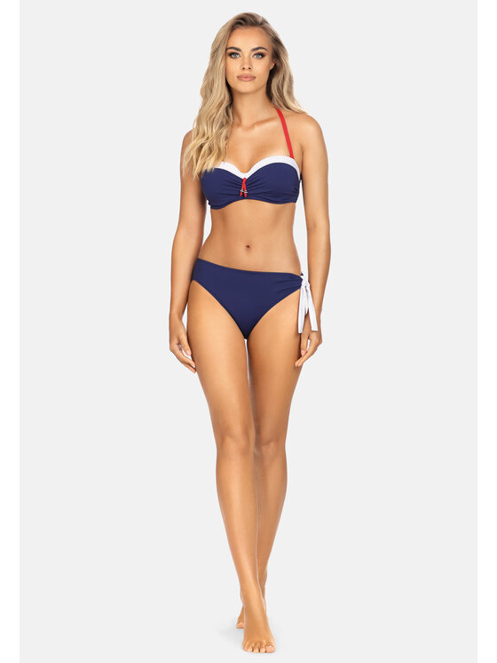 Miss Lou Miss Lou Bikini ML038 Granatowy
