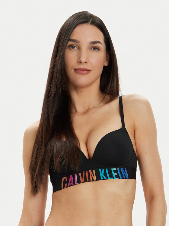 Calvin Klein Underwear Push-up krūšturis 000QF7836E Melns