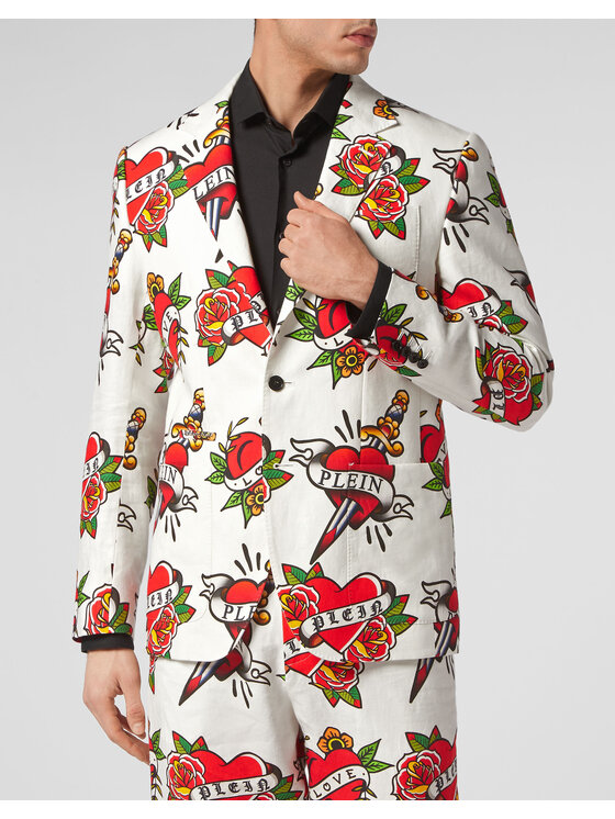 PHILIPP PLEIN PHILIPP PLEIN Sako 4517 Bílá Regular Fit