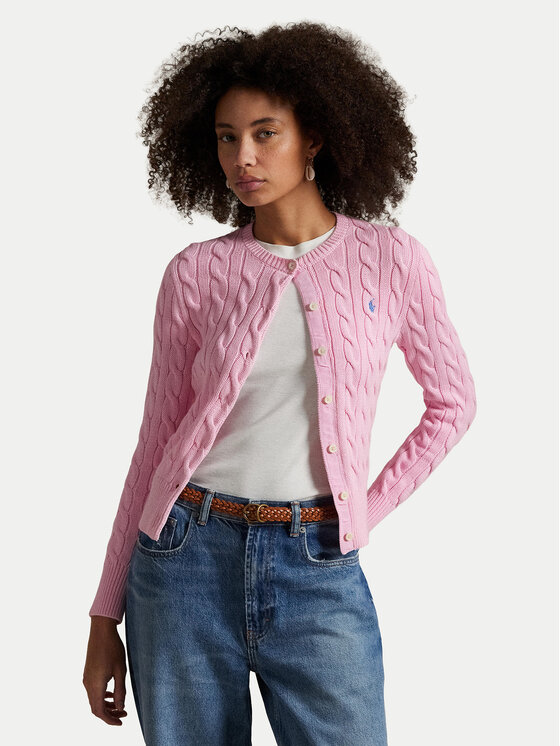 Polo Ralph Lauren Polo Ralph Lauren Cardigan 211971868010 Rosa Slim Fit