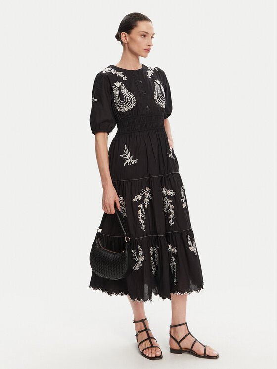 Pepe Jeans Pepe Jeans Rochie de zi Destiny PL953743 Negru Regular Fit