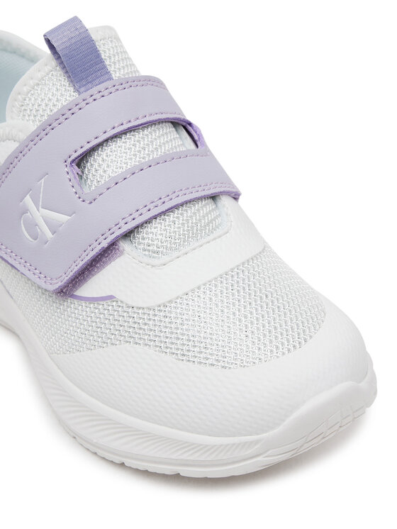 Calvin Klein Jeans Calvin Klein Jeans Laisvalaikio batai Low Cut Velcro V1A9-82026-1697X S Balta