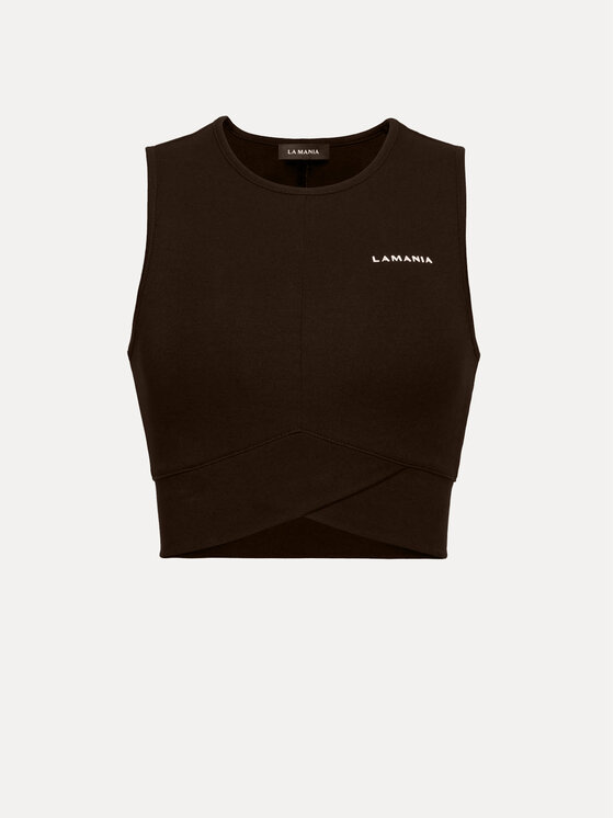 La Mania La Mania Top VISTA Brązowy ciemny Basic Fit
