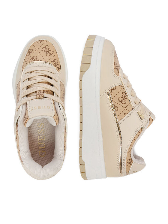 Guess Guess Sneakersy CEO-BIC-GG-69-SS Béžová