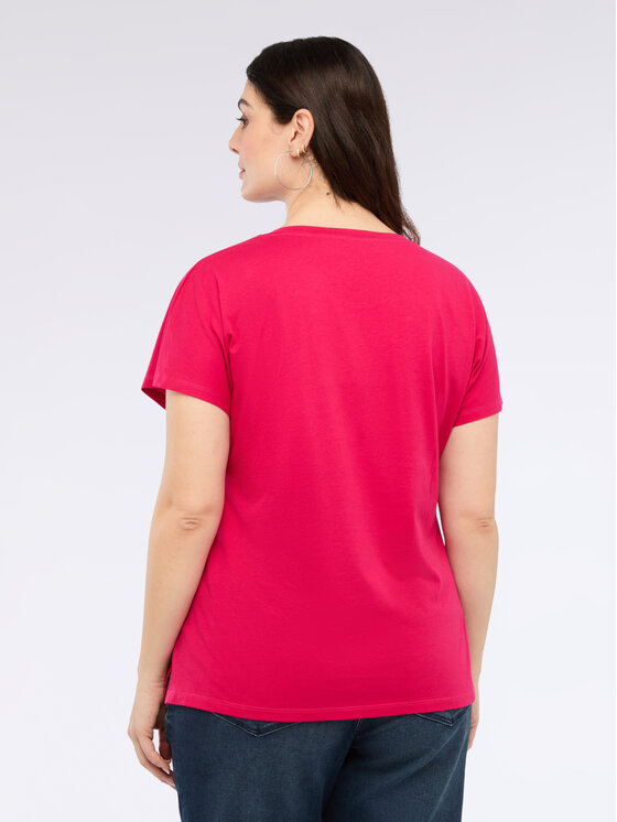 Fiorella Rubino Fiorella Rubino T-Shirt G00CL008720N019 Czerwony Regular Fit
