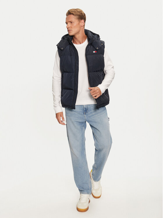 Tommy Jeans Tommy Jeans Безрукавка Alaska DM0DM19538 Cиній Regular Fit