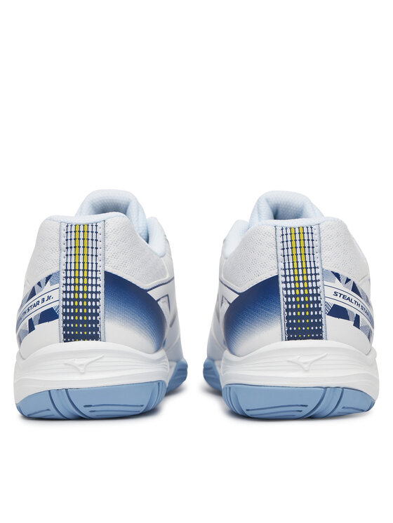 Mizuno Mizuno Взуття у спортзал Stealth Star 3 Jr. X1GC2507 Білий