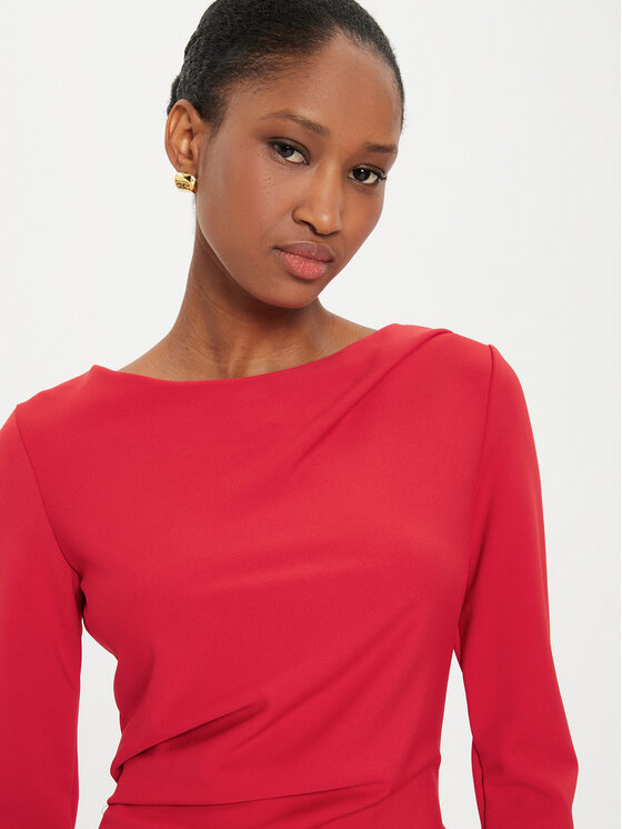 Rinascimento Rinascimento Коктейльна сукня CFC0121014003 Червоний Regular Fit