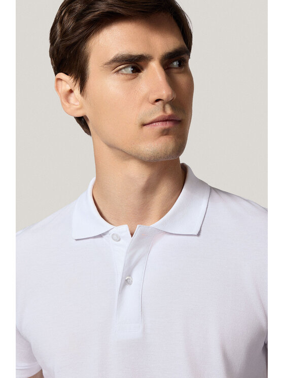 Próchnik Próchnik Polo PM5 PO073125000015 Biały Regular Fit