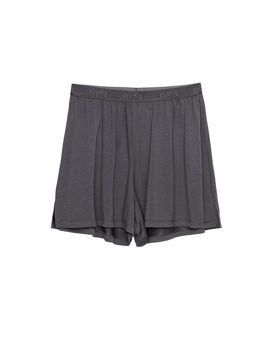 Esotiq Esotiq Szorty 43917 Szary Regular Fit