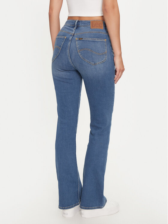 Lee Lee Jeans hlače Breese 112107297 Modra Bootcut Fit