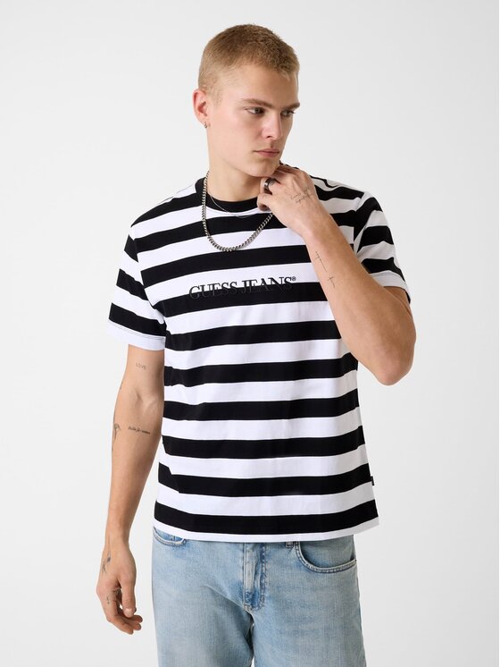 Guess Jeans Guess Jeans T-Shirt 165553 Czarny Classic Fit