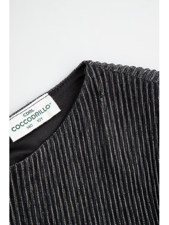 Coccodrillo Coccodrillo Sukienka codzienna ZC6128101EPG-024 Srebrny Regular Fit