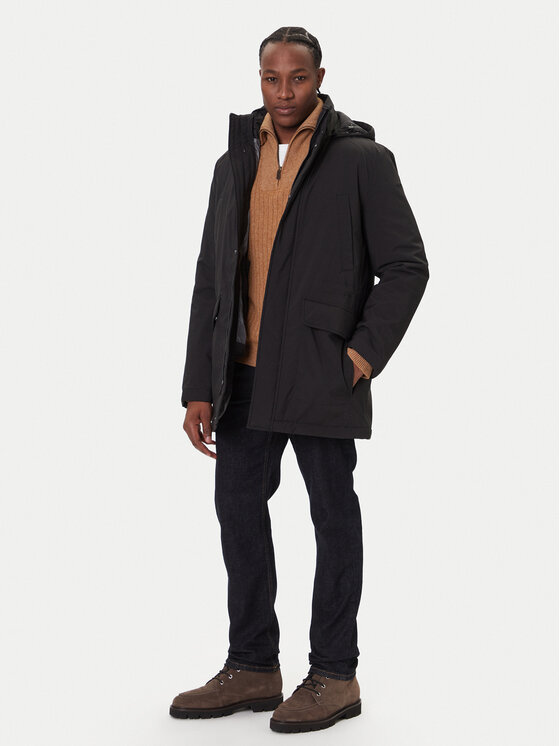 Geox Geox Žieminė striukė Andalo M5620F T3136 F9000 Juoda Regular Fit