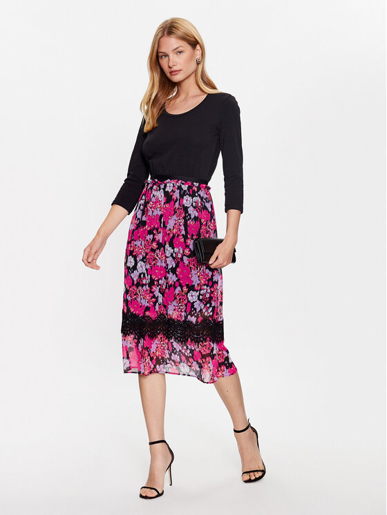 Liu Jo Liu Jo Ежедневна рокля WF3060 J7821 Черен Regular Fit