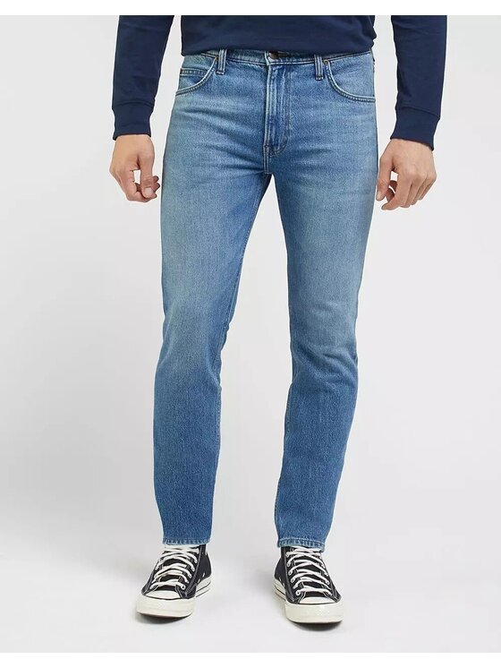 Lee Lee Jeansy RIDER Niebieski Slim Fit