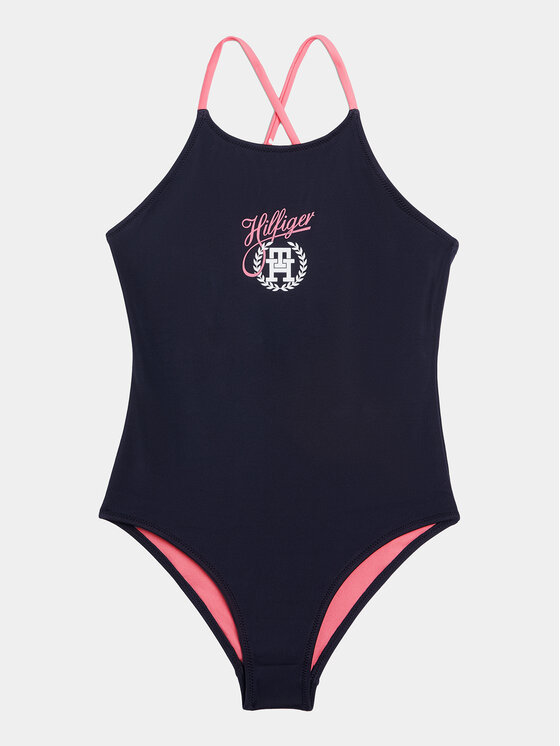 Tommy Hilfiger Tommy Hilfiger Maudymosi kostiumėlis UG0UG00716 Tamsiai mėlyna