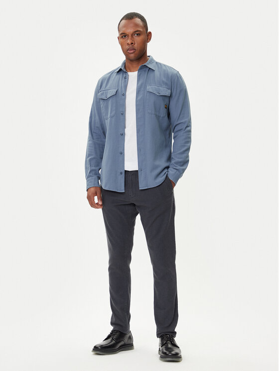G-Star Raw G-Star Raw Chino kalhoty Bronson 3.0 D26336-E069 Tmavomodrá Slim Fit