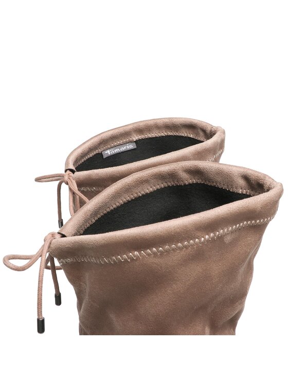 Tamaris Tamaris Stivali sopra il ginocchio 1-25507-29 Beige