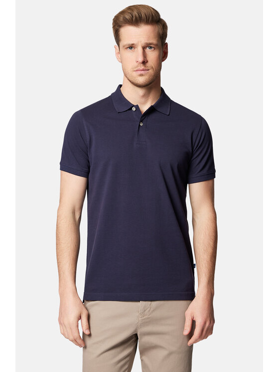 Lancerto Lancerto Polo Jakob PO073124000008 Granatowy Regular Fit