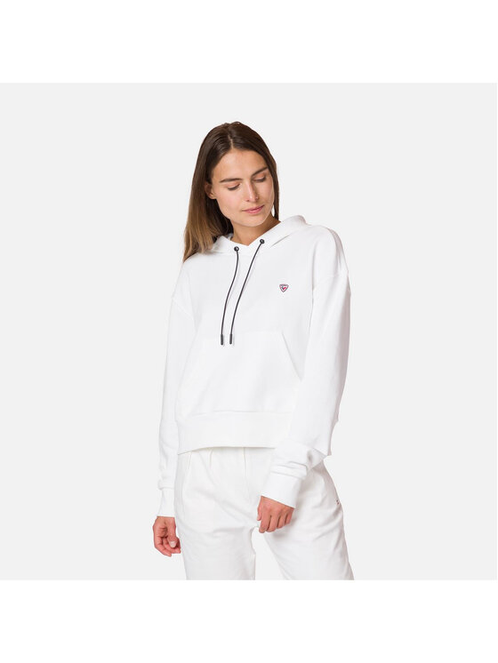 Rossignol Rossignol Bluza W Rossi Comfy Hoodie Biały Regular Fit