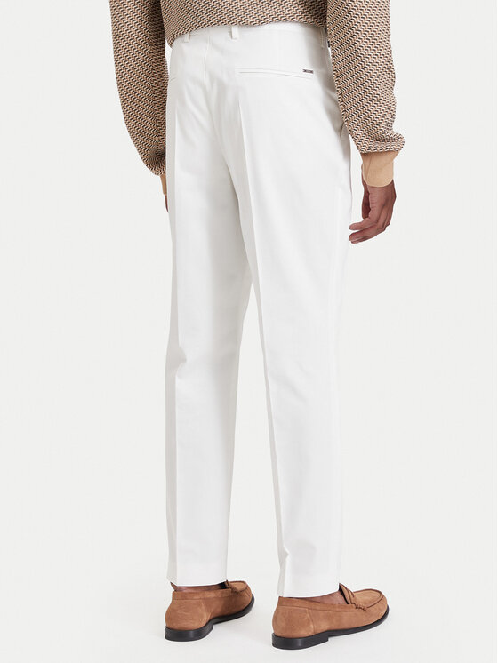 BOSS BOSS Chinosy H-Perin 50567533 Kremowy Regular Fit