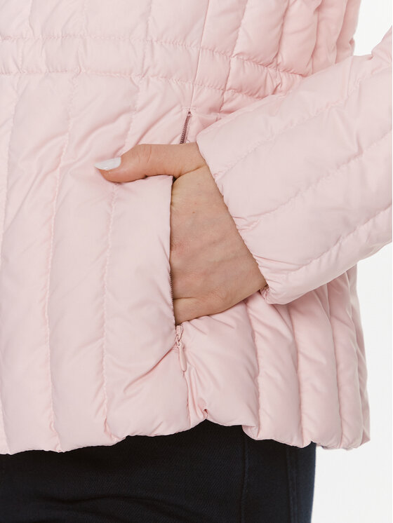 Tommy Hilfiger Tommy Hilfiger Пухено яке WW0WW40484 Розов Regular Fit