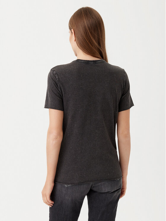 ONLY ONLY Tricou Lucy 15307412 Negru Regular Fit