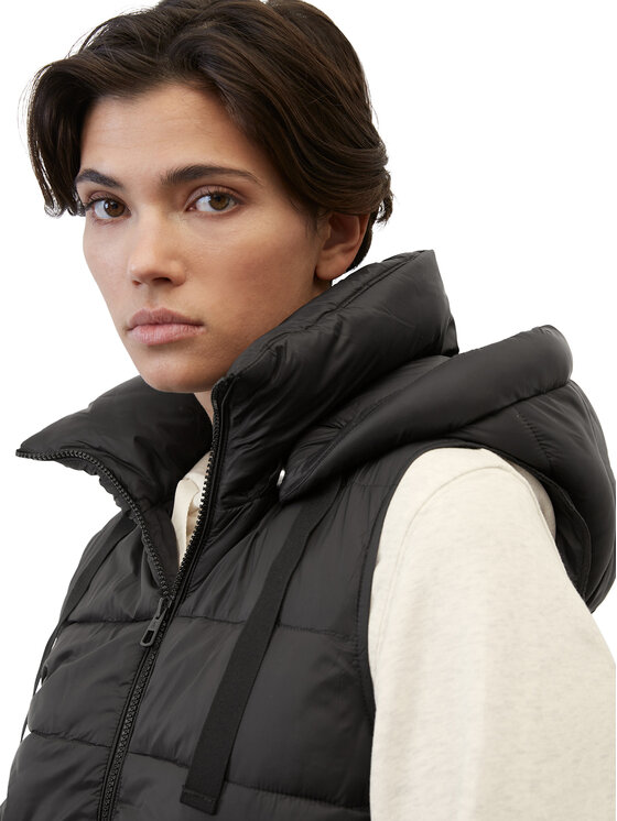 Marc O'Polo Marc O'Polo Varrukateta jakk B01 0851 72003 Must Regular Fit