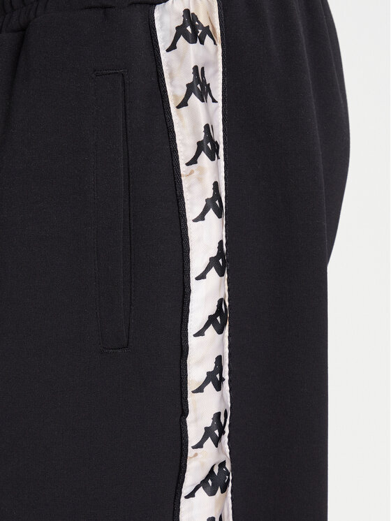 Kappa Kappa Pantaloni da tuta Banda Petuniagt 371P8CW Nero Comfort Fit