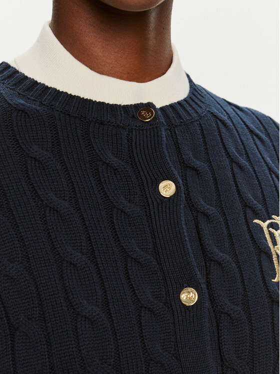 LAUREN RALPH LAUREN Lauren Ralph Lauren Cardigan 200932225002 Blu scuro Slim Fit