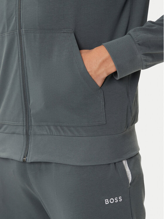 BOSS BOSS Majica dugih rukava Mix&Match 50515313 Zelena Regular Fit
