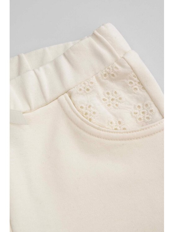 Coccodrillo Coccodrillo Spodnie dresowe WC5120101NGN-003 Écru Regular Fit