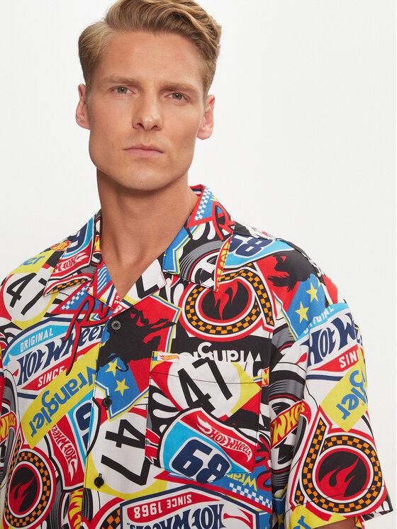 Wrangler Wrangler Camicia Hot Wheels 112357912 Multicolore Relaxed Fit