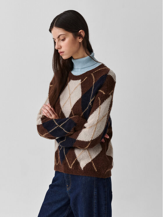 TATUUM TATUUM Sweter LOREMA Kolorowy Classic Fit