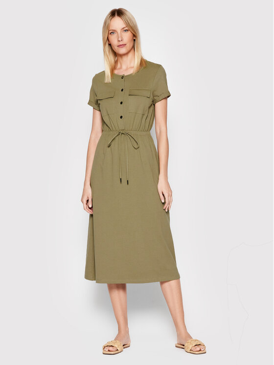 Vestito da giorno LDRJ-544INDIAKHA Verde Regular