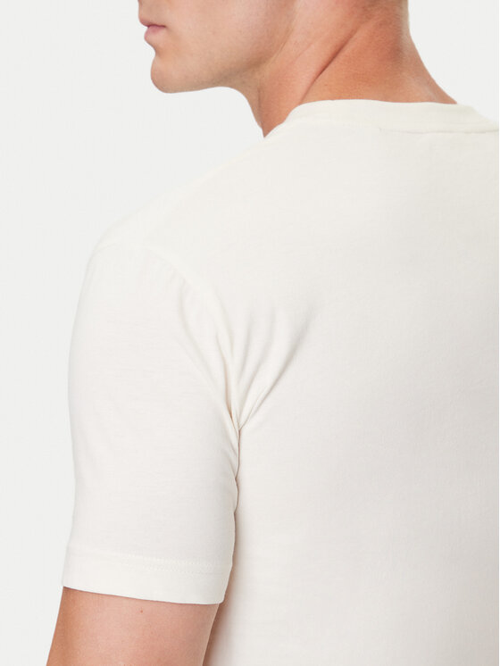Gant Gant T-krekls Small Graphic 2003343 Écru Regular Fit