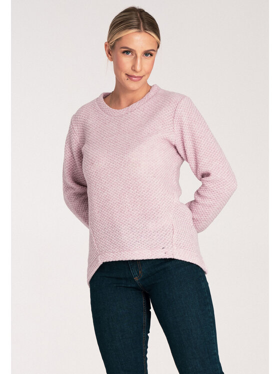 FIGL FIGL Svetr M1044 Růžová Classic Fit