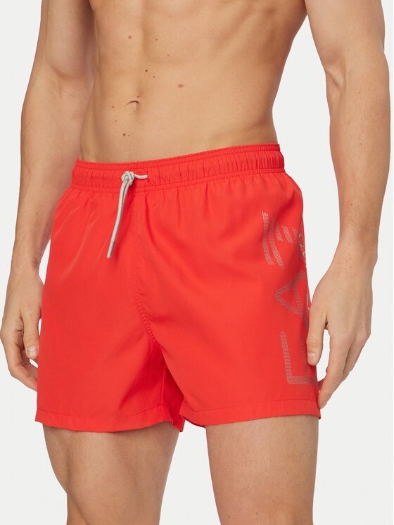 EA7 Emporio Armani EA7 Emporio Armani Plaukimo šortai 7M002001 AF14497 M5096 Raudona Regular Fit