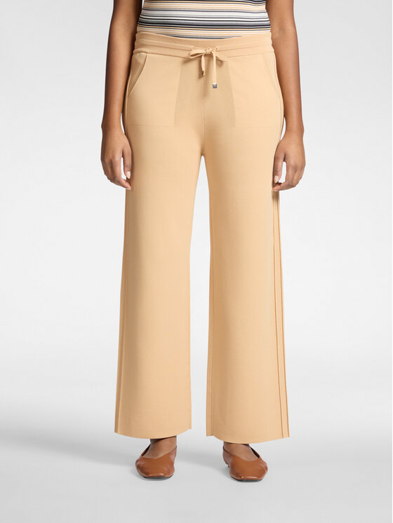 Elena Mirò Elena Mirò Pantaloni di tessuto P624Z000151N012 Crema Regular Fit