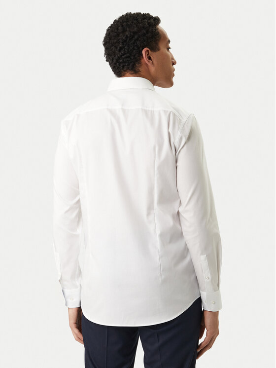 BOSS BOSS Camicia H-Hank 50560704 Bianco Slim Fit
