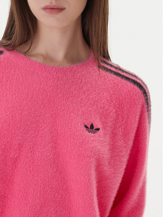 adidas adidas Bluza adicolor Holiday JX7811 Różowy Loose Fit