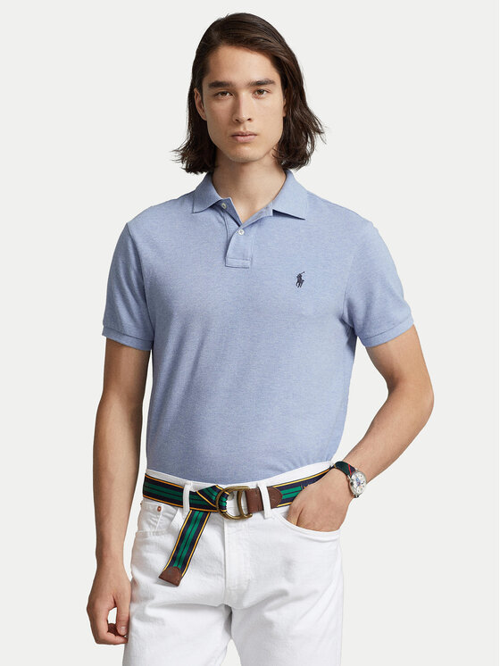 Polo Ralph Lauren Polo Ralph Lauren Polo särk 710666998007 Sinine Custom Slim Fit